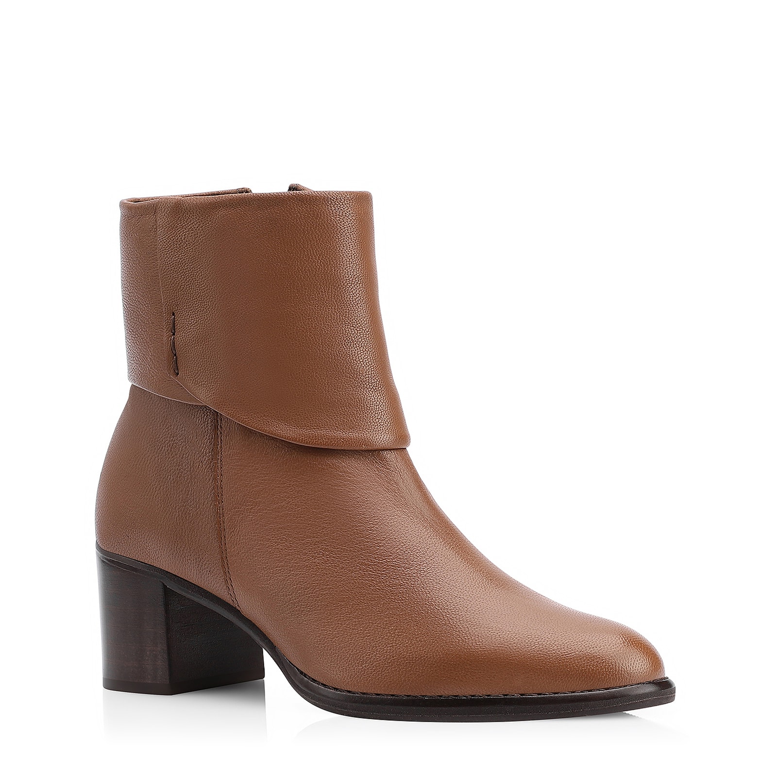 Bota Couro Pelica Marrom