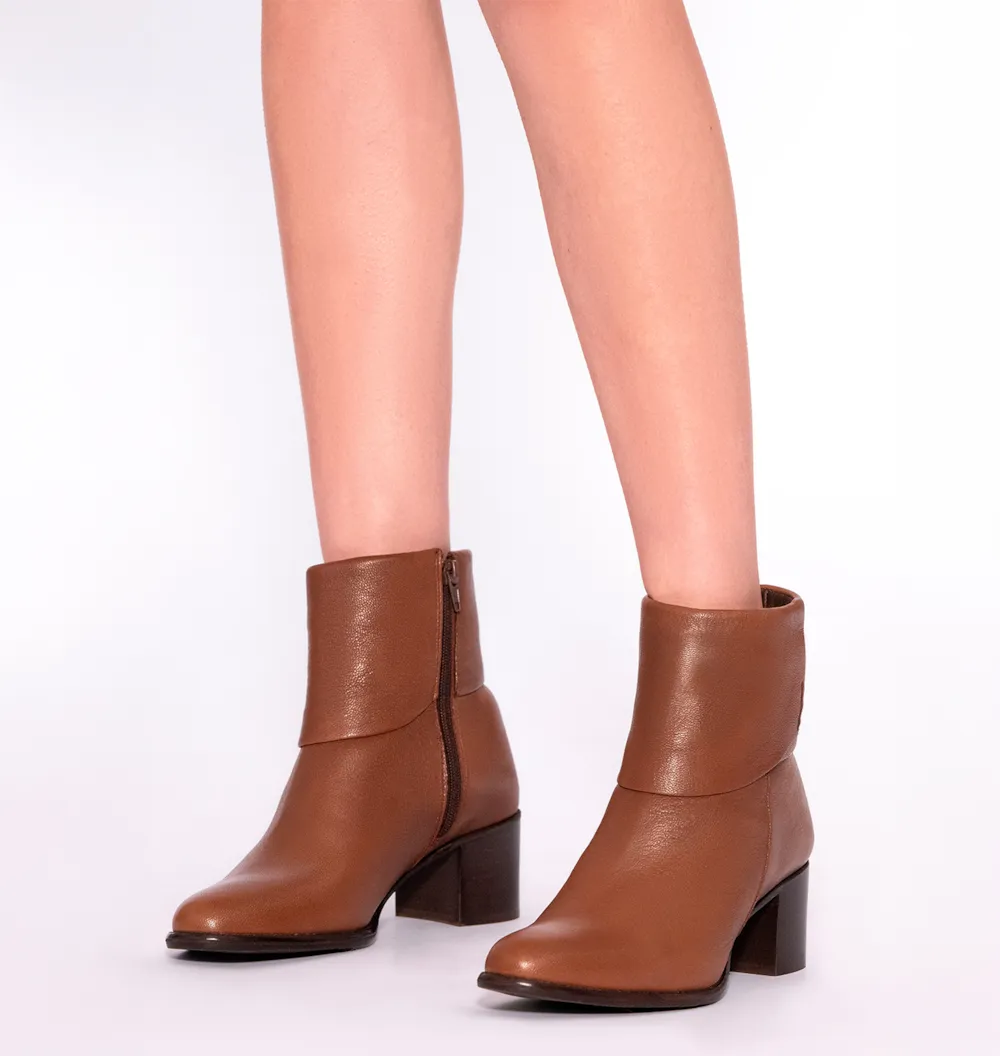 Bota Couro Pelica Marrom - imagem 2