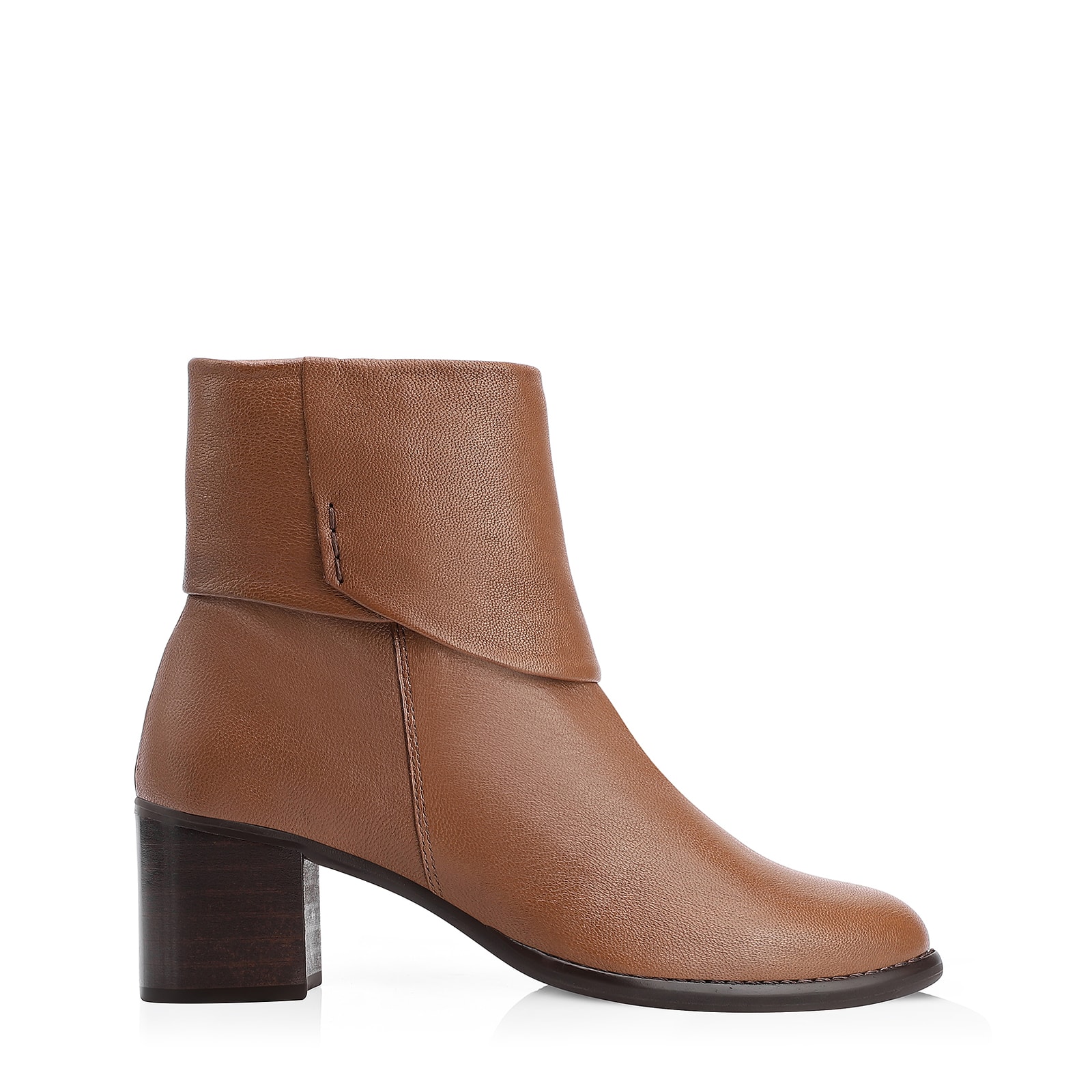 Bota Couro Pelica Marrom