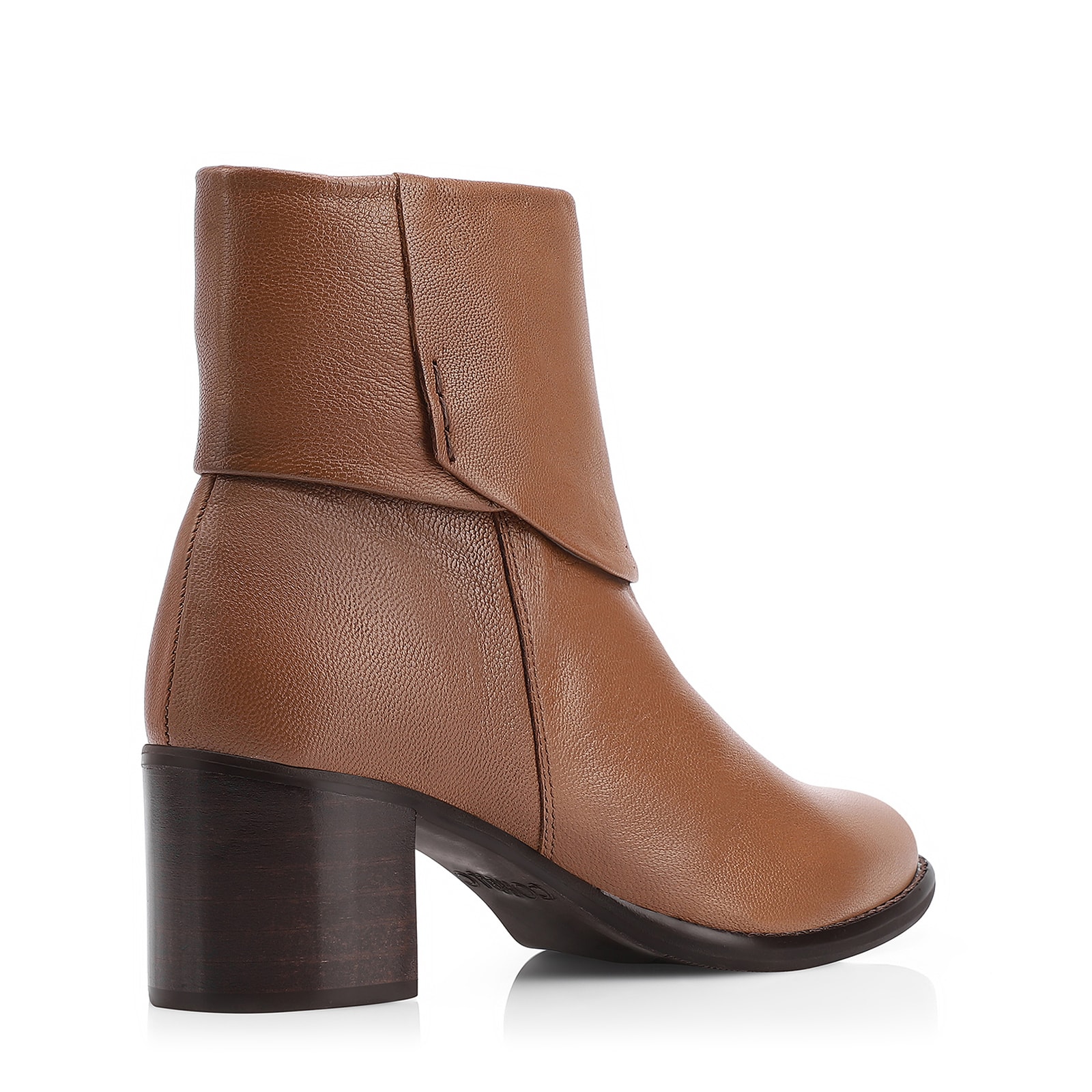 Bota Couro Pelica Marrom