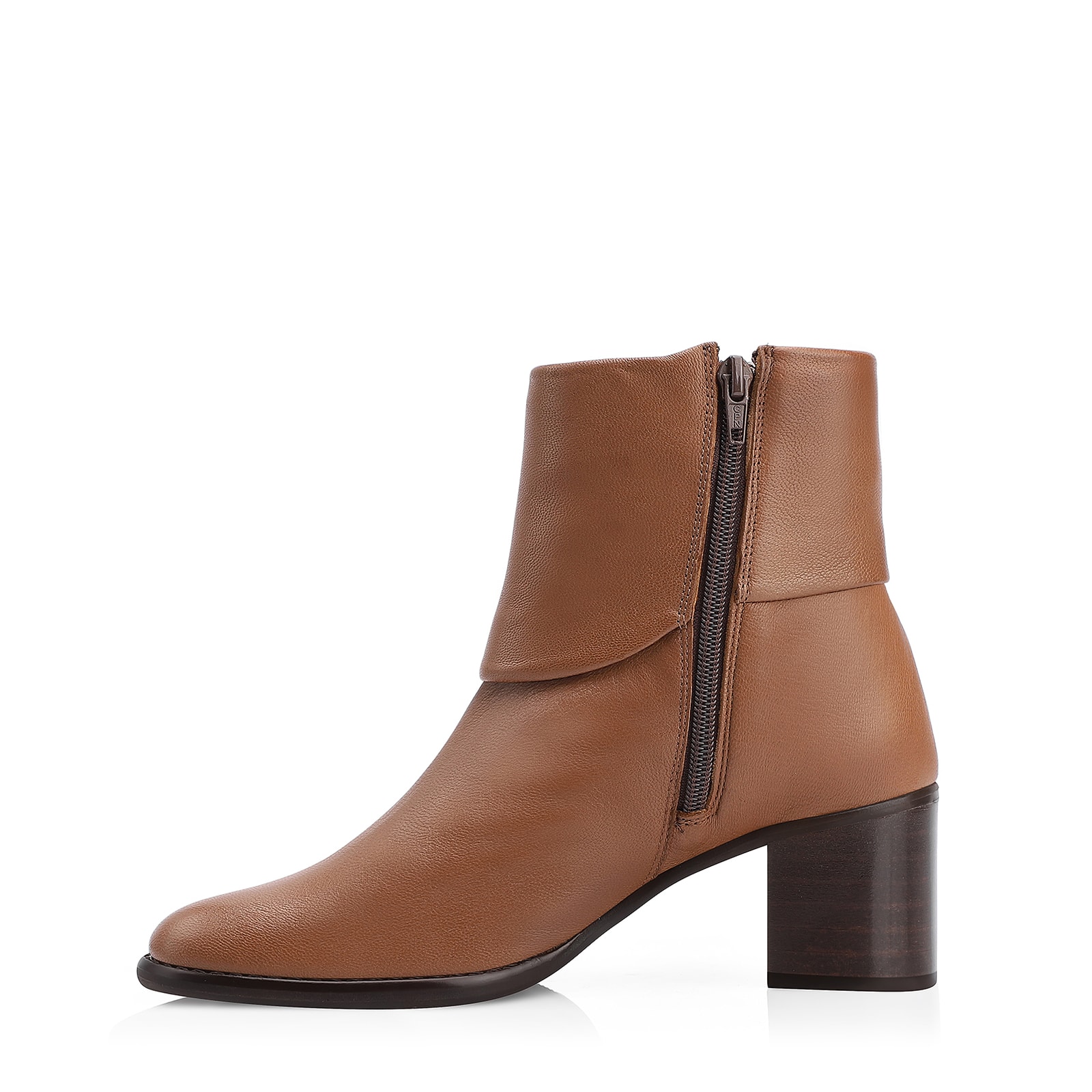 Bota Couro Pelica Marrom