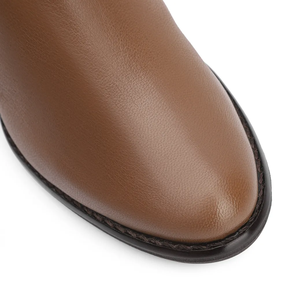 Bota Couro Pelica Marrom - imagem 7