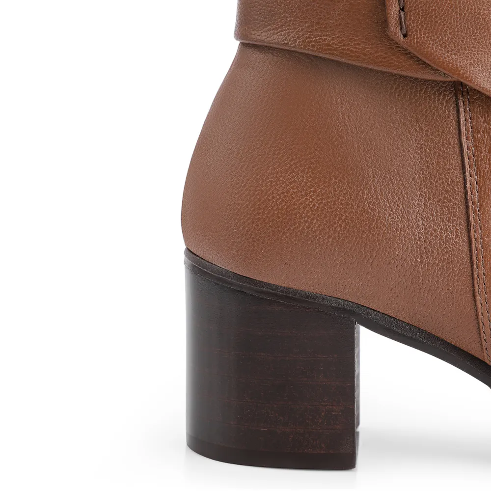 Bota Couro Pelica Marrom - imagem 8