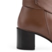 Bota Couro Pelica Marrom Escuro - imagem 7