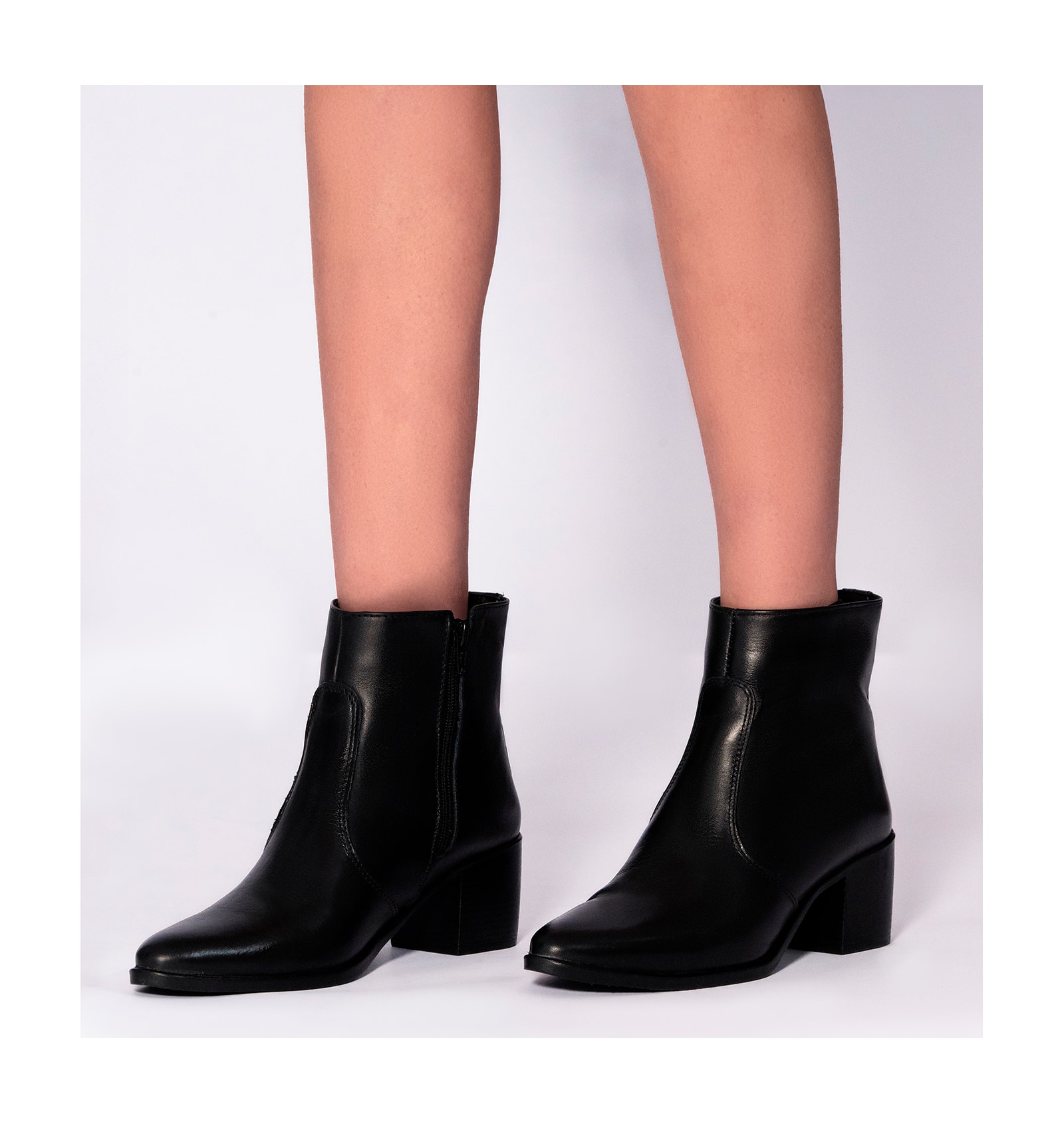 Bota Couro Preto