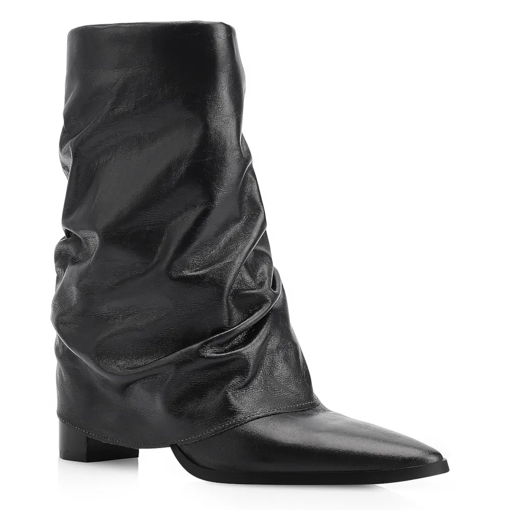Bota Couro Preto