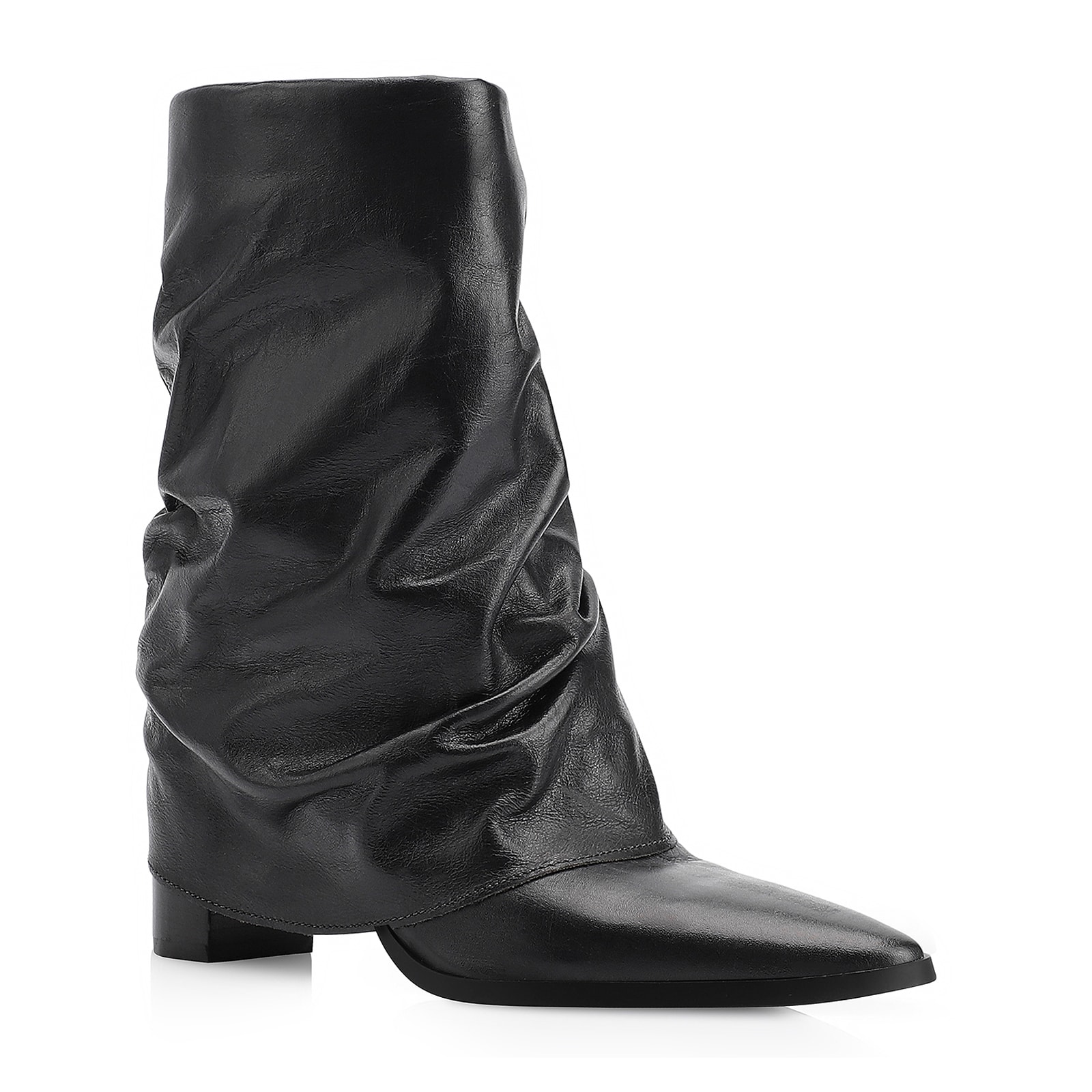 Bota Couro Preto