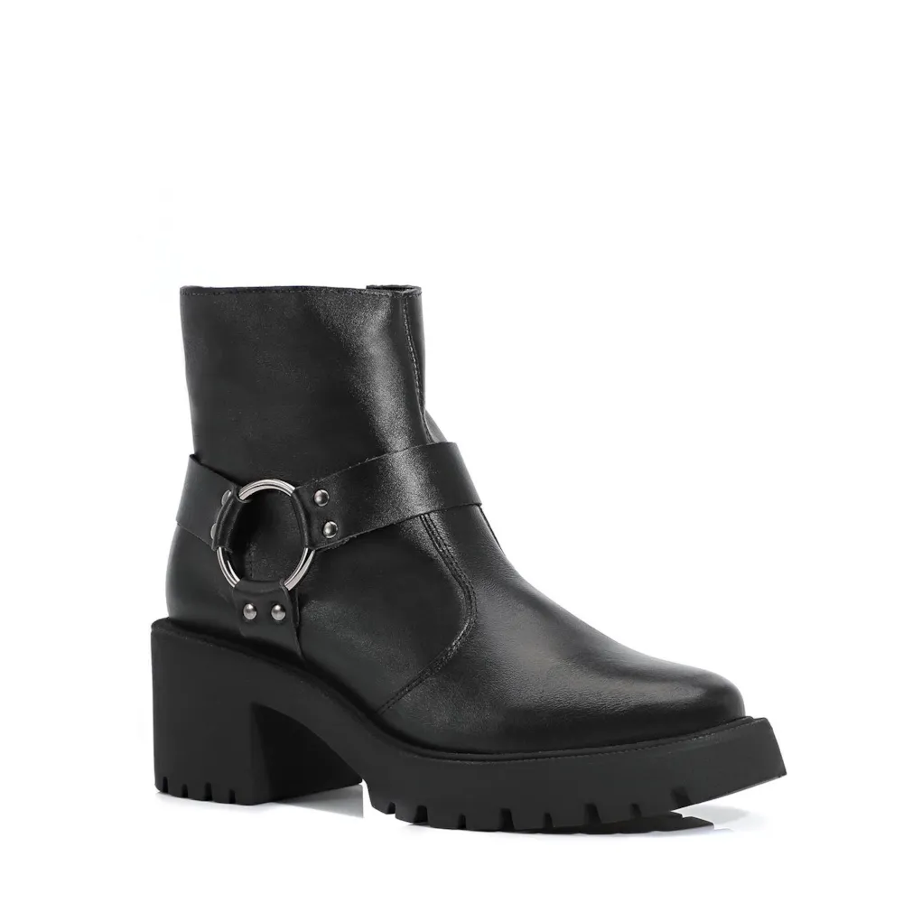 Bota Couro Preto