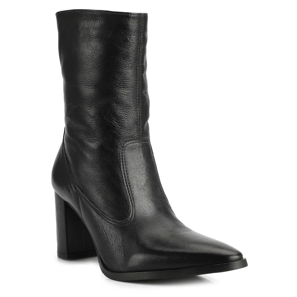 Bota Couro Preto