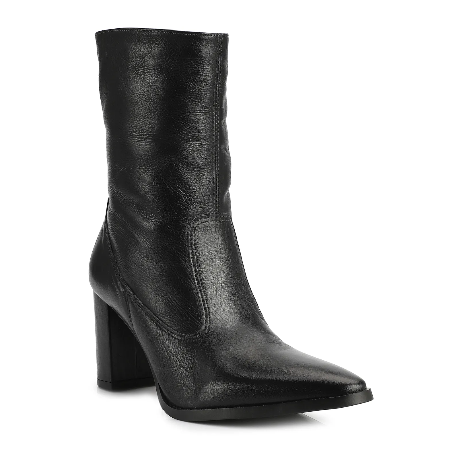 Bota Couro Preto