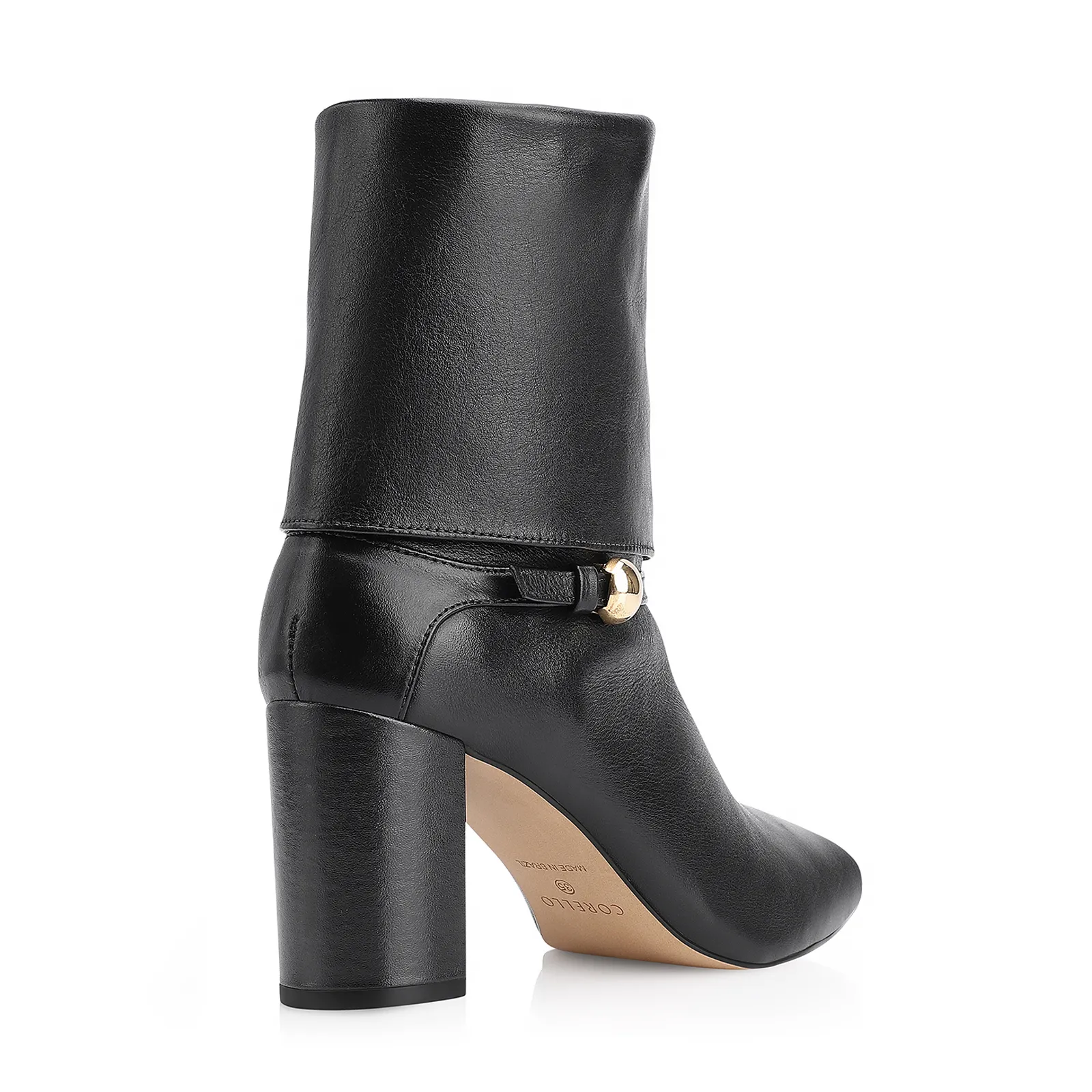 Bota Couro Preto