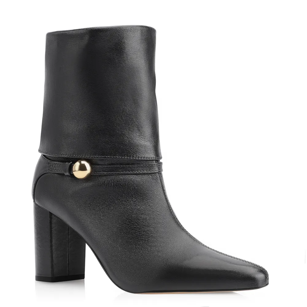Bota Couro Preto