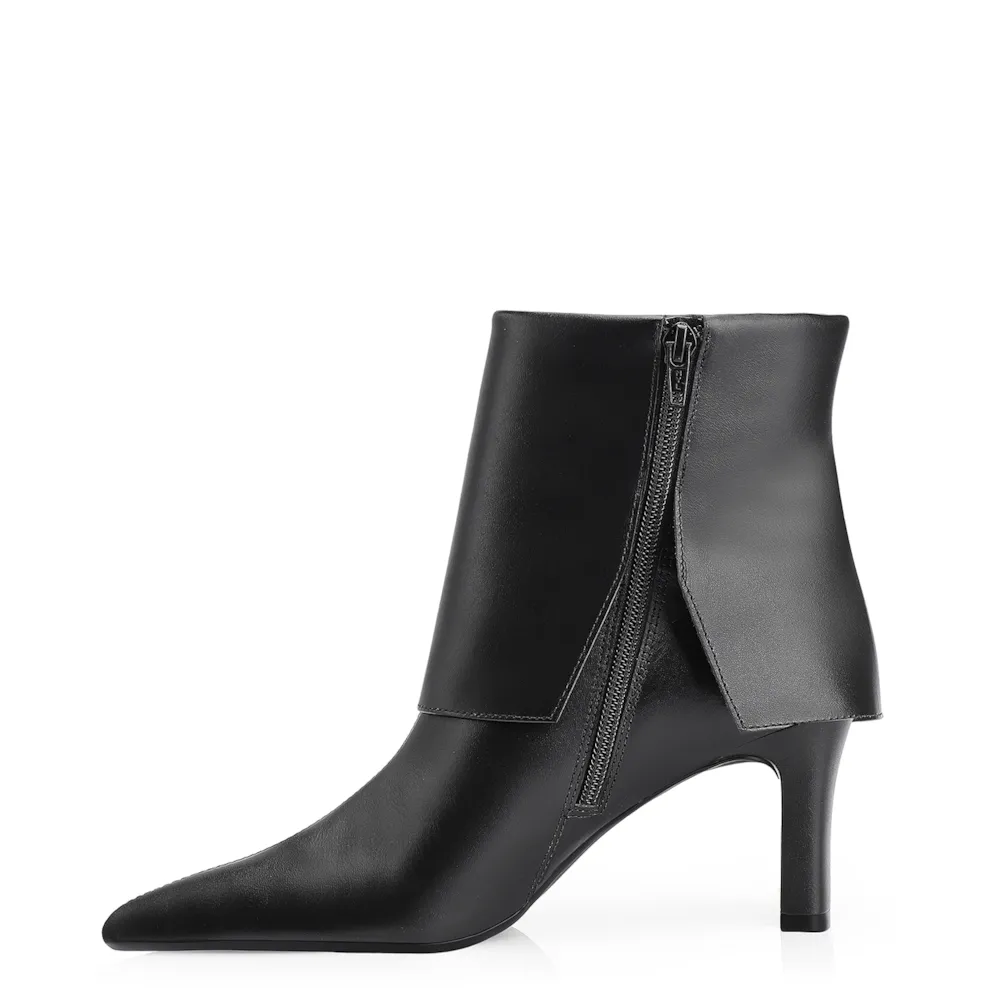Bota Couro Preto Capa - imagem 4