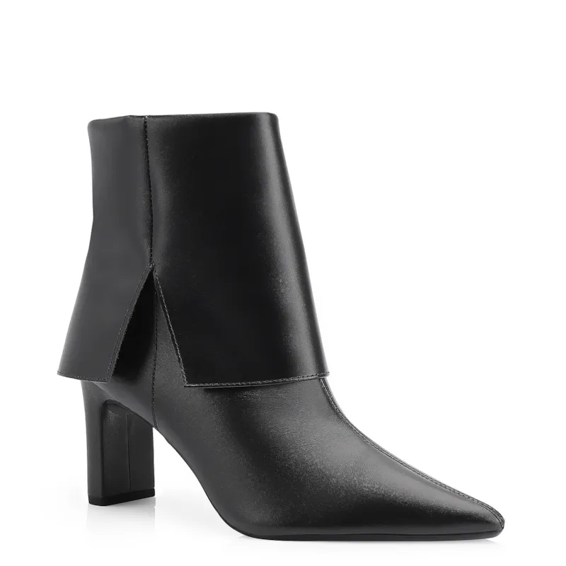 Bota Couro Preto Capa
