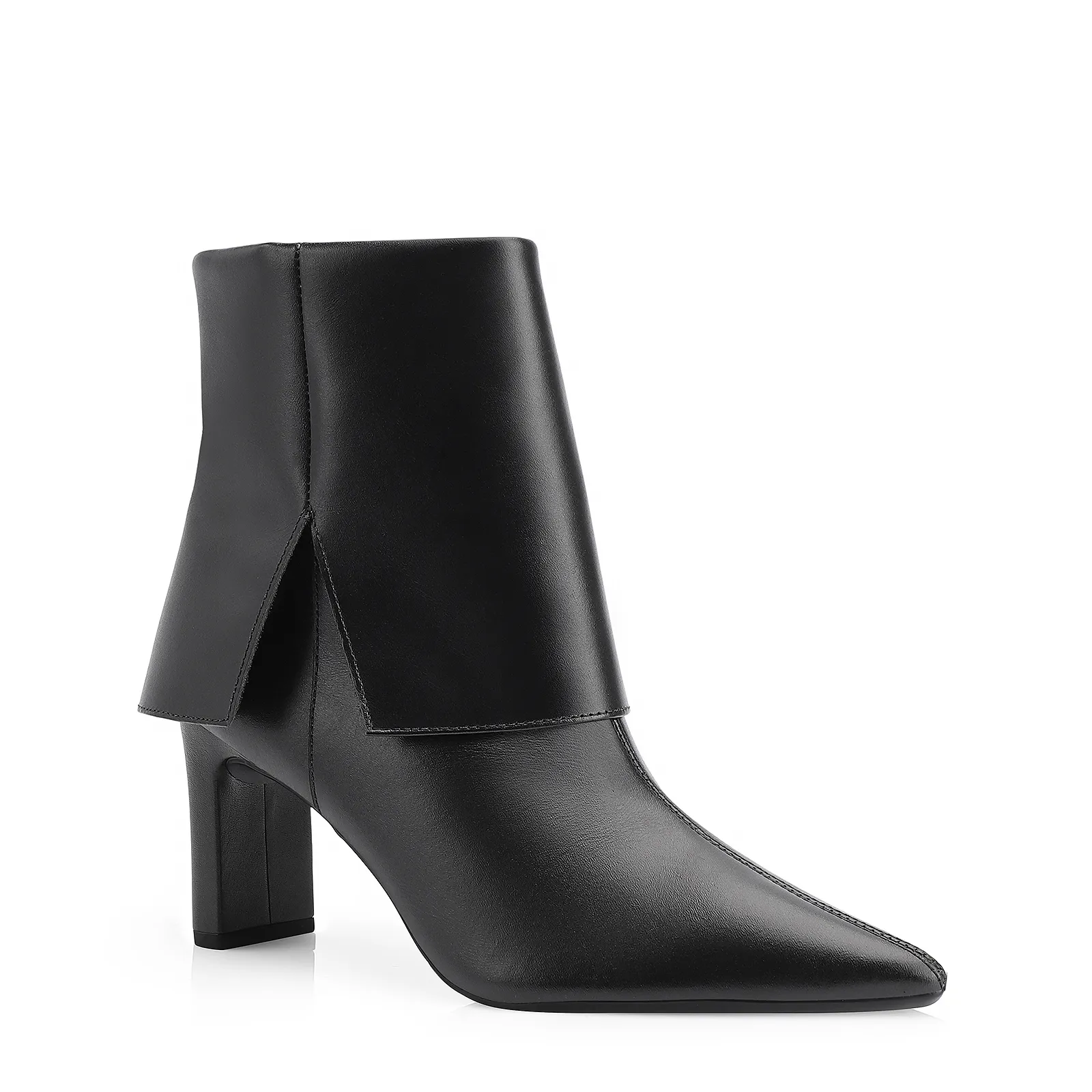 Bota Couro Preto Capa