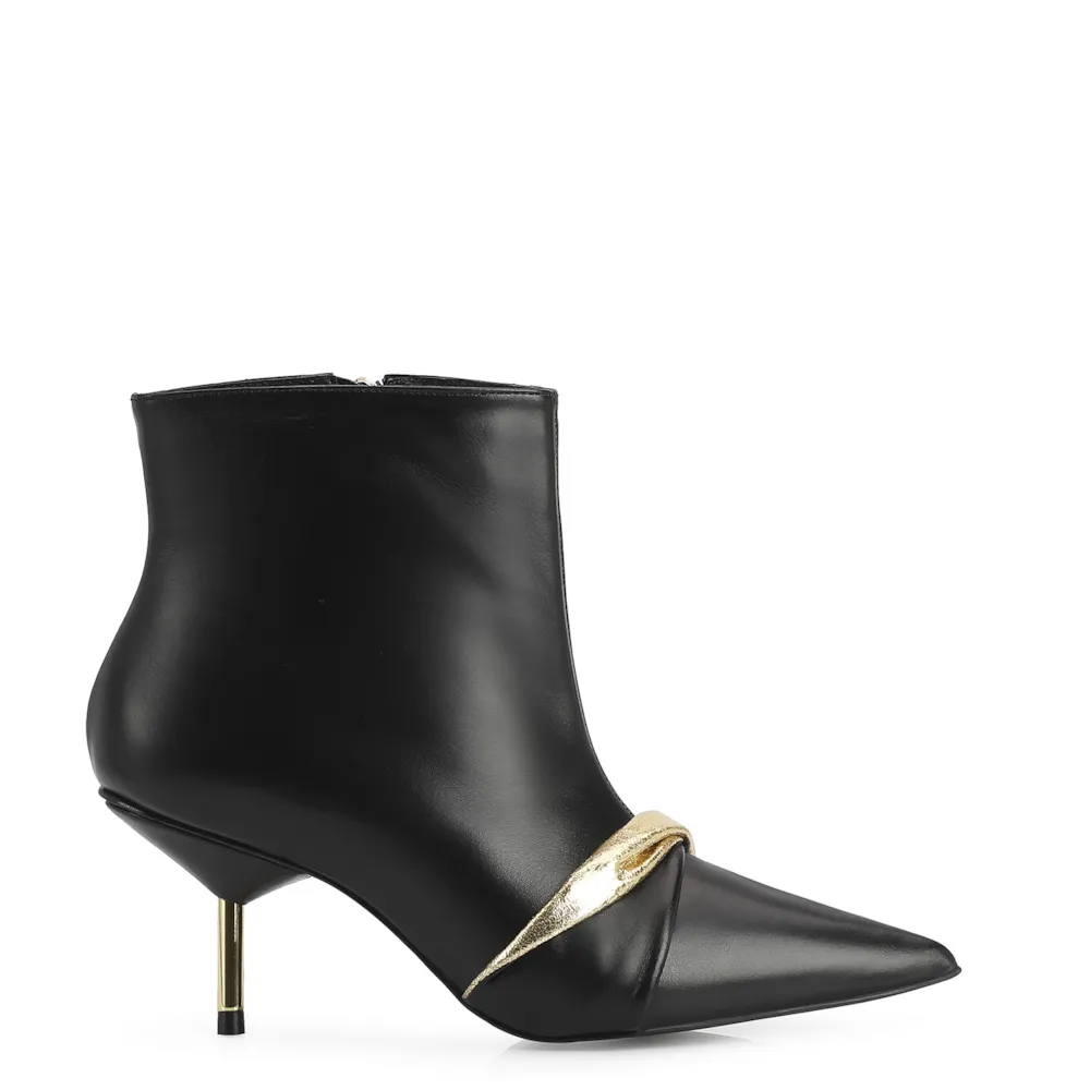 Bota Couro Preto/Dourado - imagem 3
