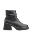 Bota Drapeada Couro Preto - imagem 3