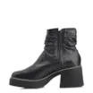 Bota Drapeada Couro Preto - imagem 5