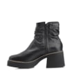 Bota Drapeada Couro Preto - imagem 5