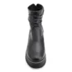 Bota Drapeada Couro Preto - imagem 6