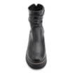 Bota Drapeada Couro Preto - imagem 6
