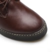 Bota Feminina Coturno Couro Marrom - imagem 6