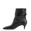 Bota Franzida Couro Preto - imagem 5