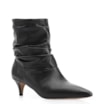Bota Franzida Couro Preto - imagem 1