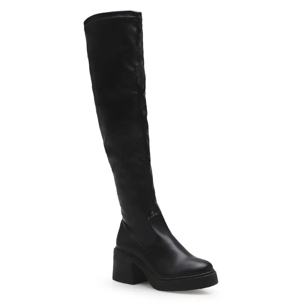 Bota High Louise Preto