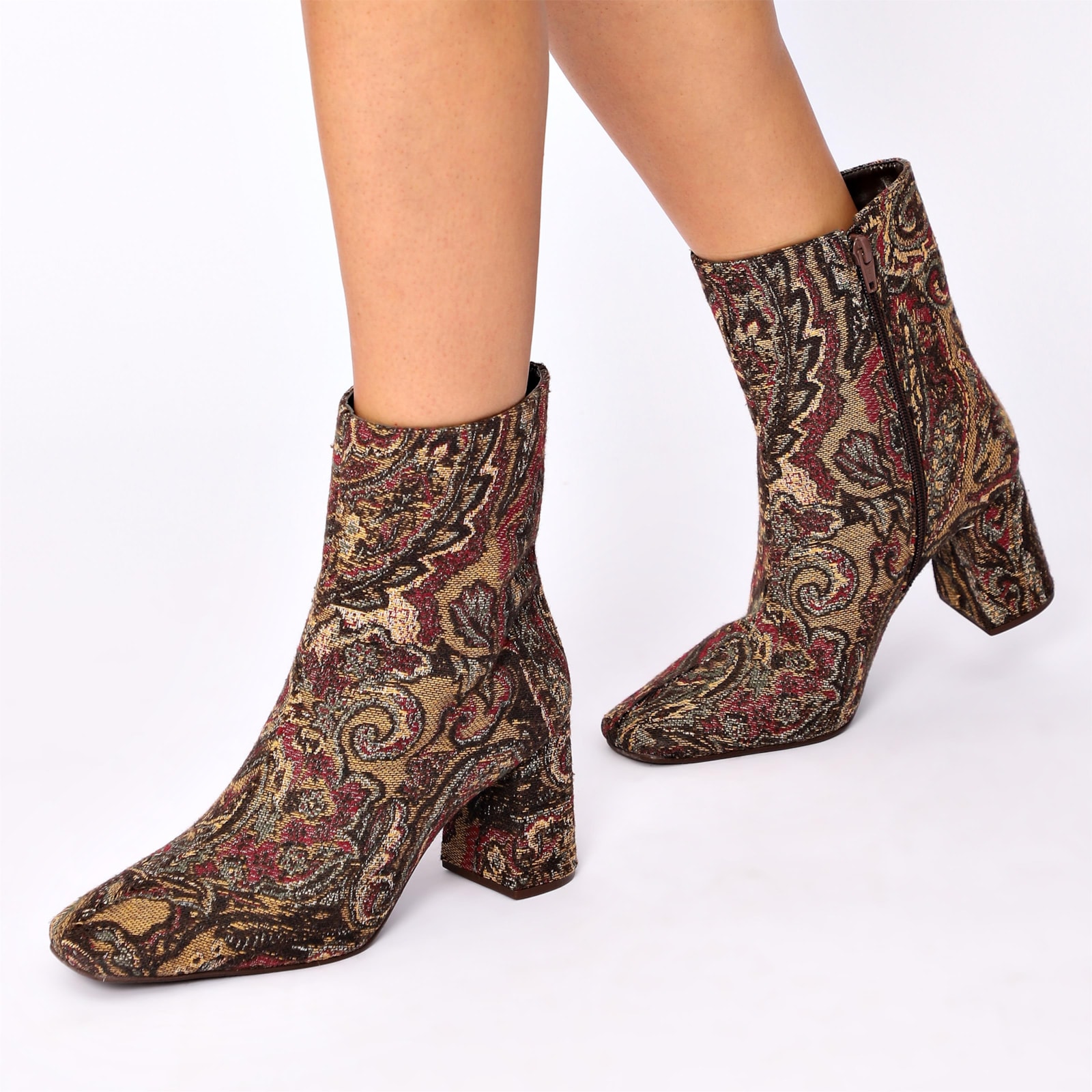 Bota Jacquard Paisley