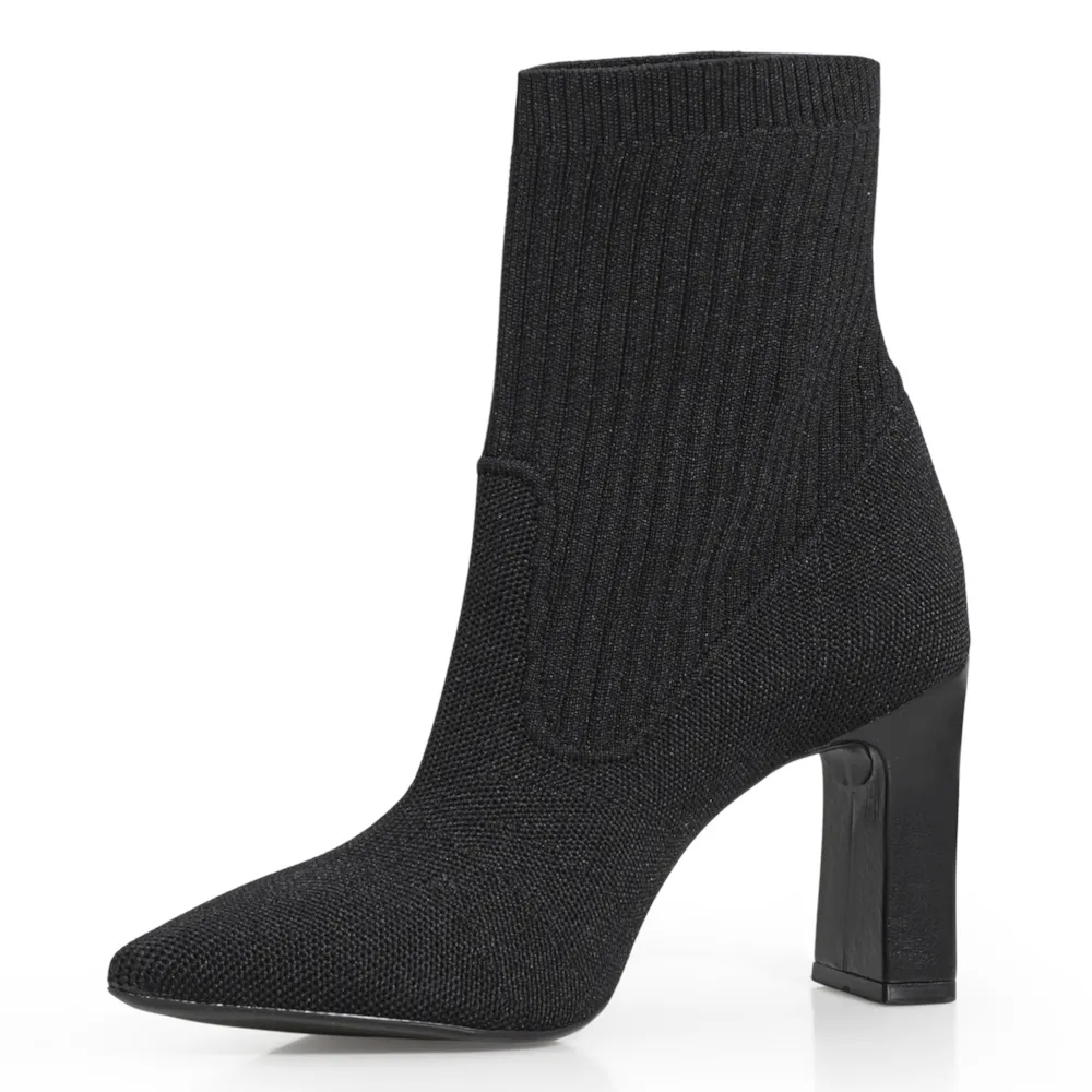 Bota Knit Preto - imagem 5