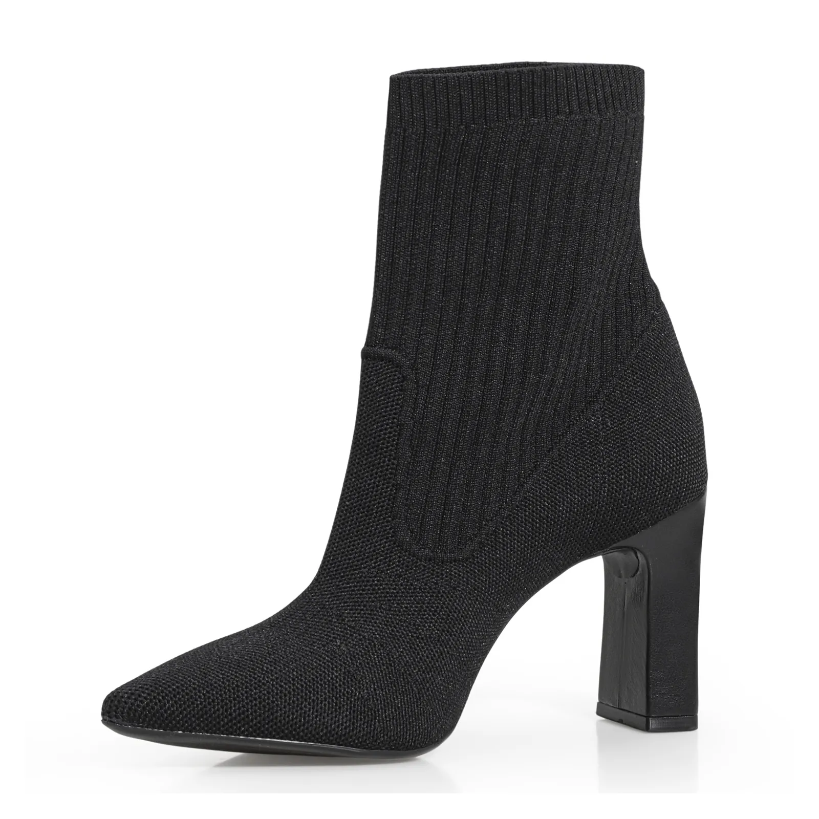 Bota Knit Preto