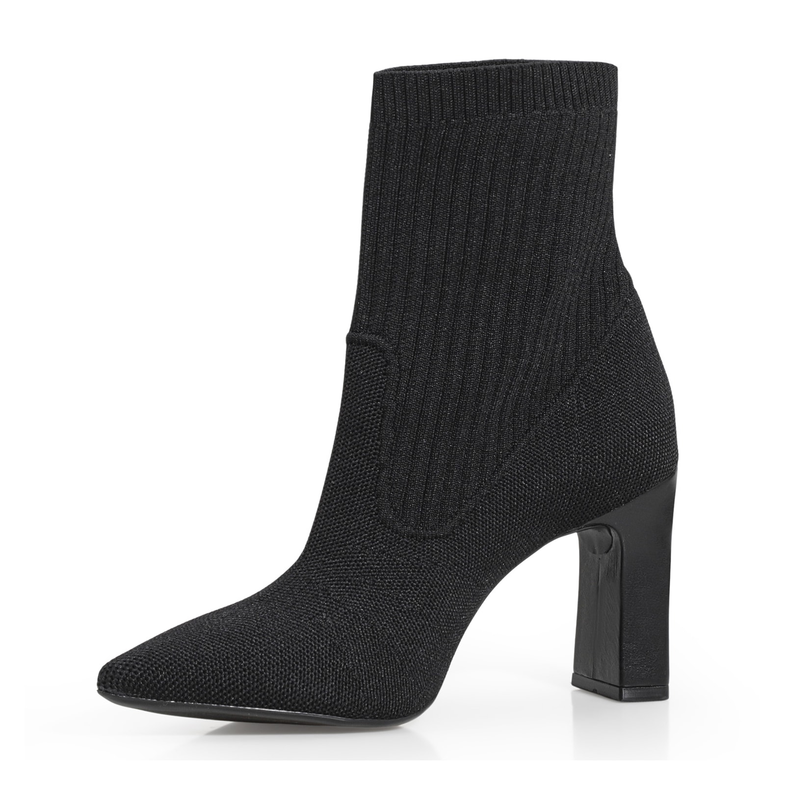 Bota Knit Preto