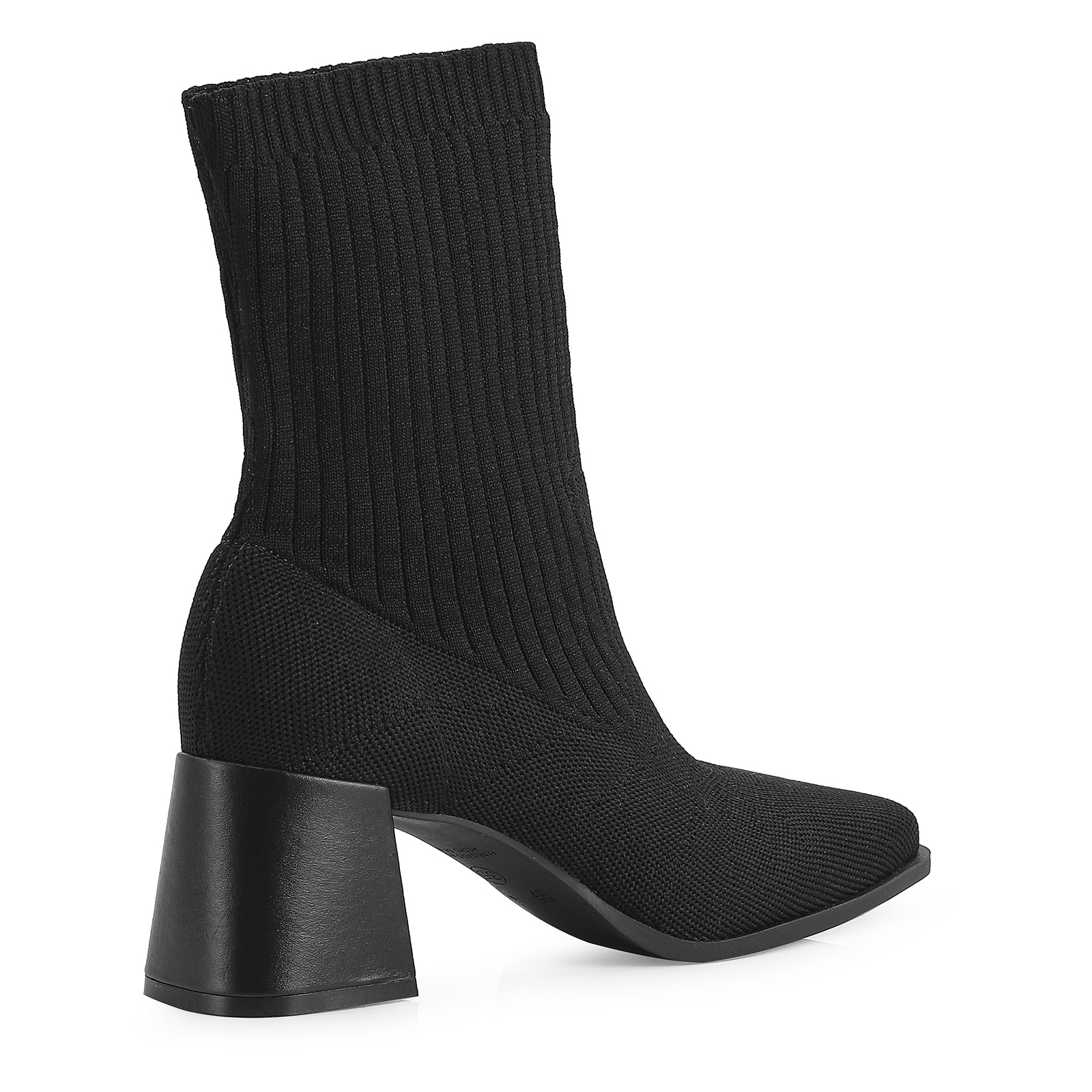Bota Knit Preto