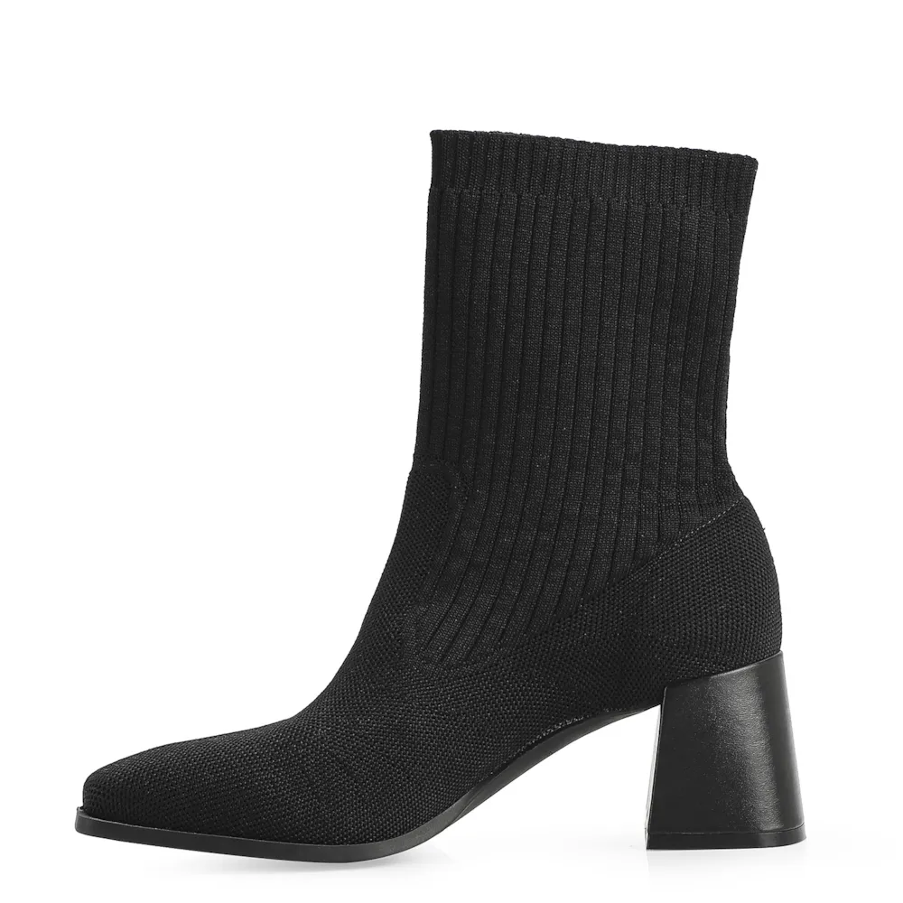 Bota Knit Preto - imagem 4