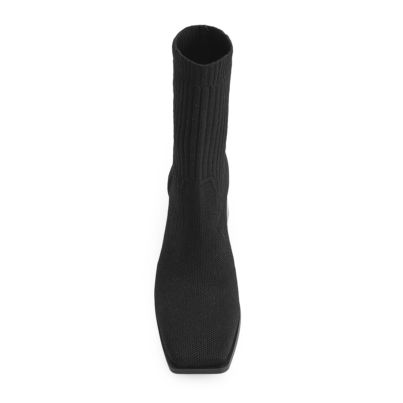 Bota Knit Preto