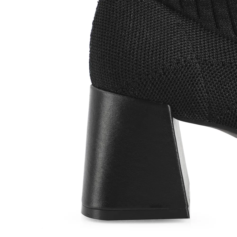 Bota Knit Preto - imagem 7