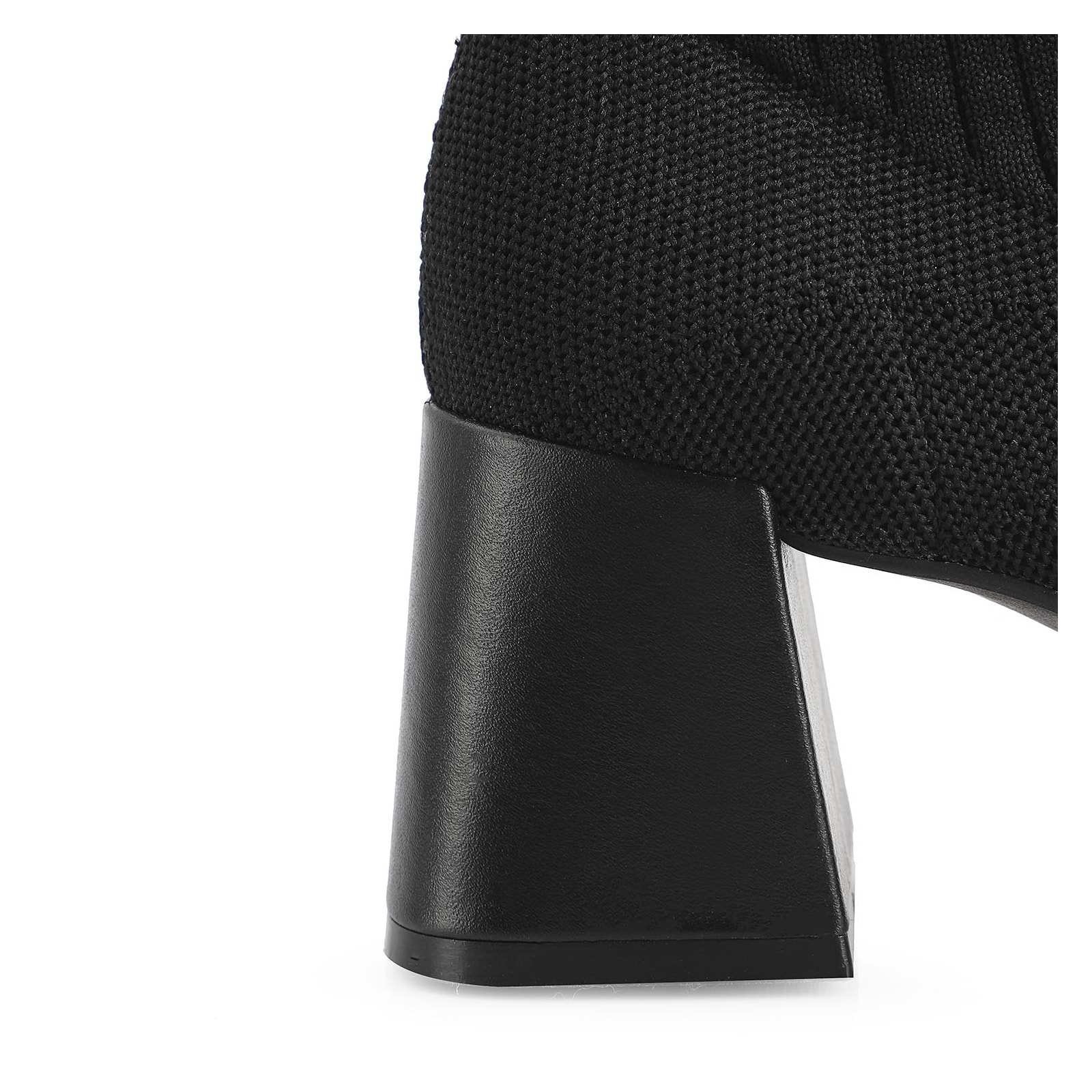 Bota Knit Preto