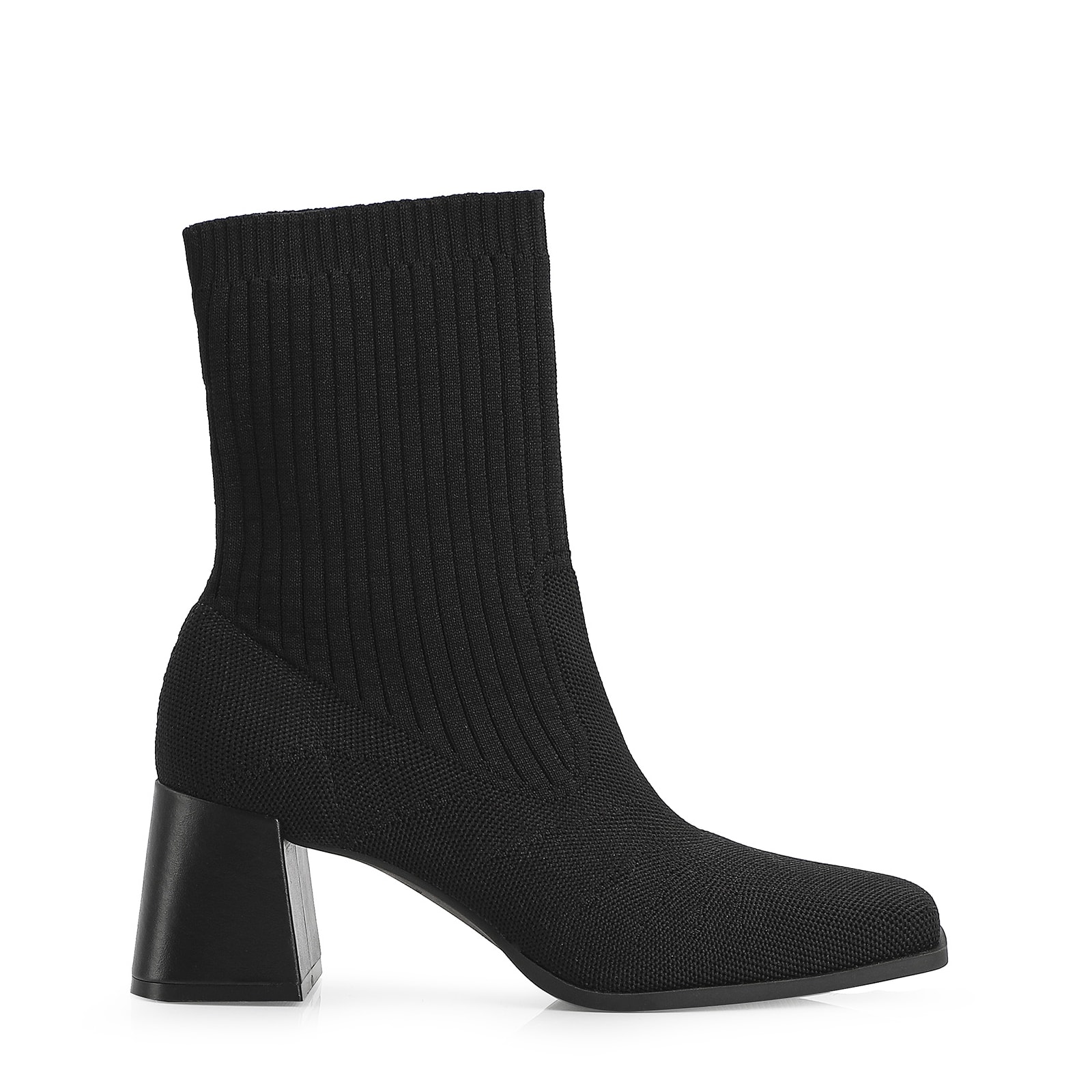 Bota Knit Preto