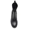 Bota Knitted Couro Preto - imagem 5
