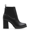 Bota Knitted Couro Preto - imagem 3