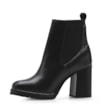 Bota Knitted Couro Preto - imagem 5
