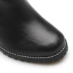 Bota Knitted Couro Preto - imagem 7
