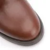 Bota Marrom Cano Alto Salto Baixo Couro Montaria - imagem 7
