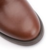 Bota Marrom Cano Alto Salto Baixo Couro Montaria - imagem 7