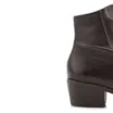 Bota Marrom Cano Baixo Salto Baixo Couro Slouch - imagem 8