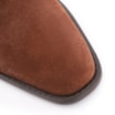 Bota Marrom Cano Baixo Salto Baixo Western Camurça - imagem 7