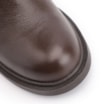 Bota Marrom Cano Médio Salto Médio Couro Slouch Fivela - imagem 7