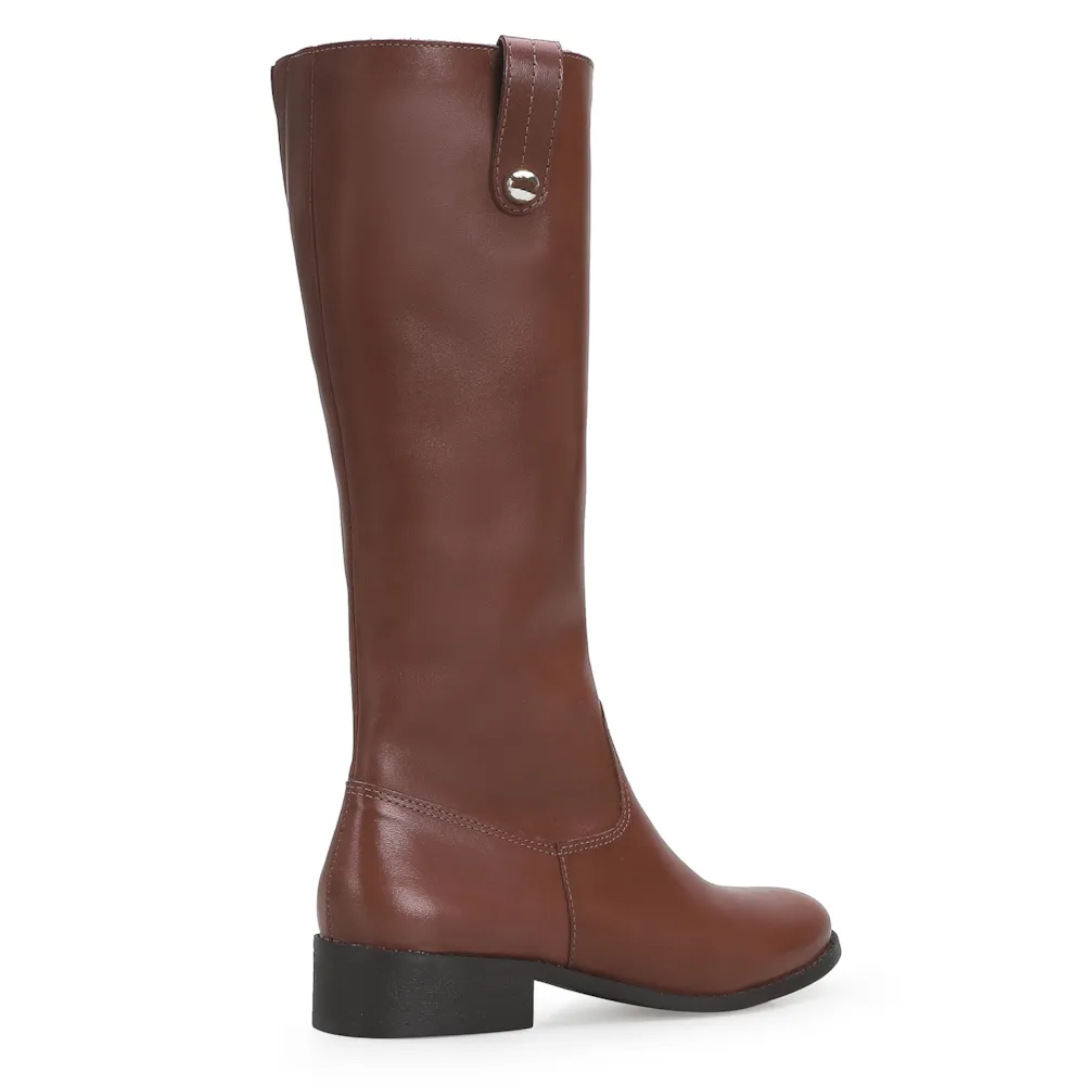 Bota Montaria Couro Marrom Escuro - imagem 3