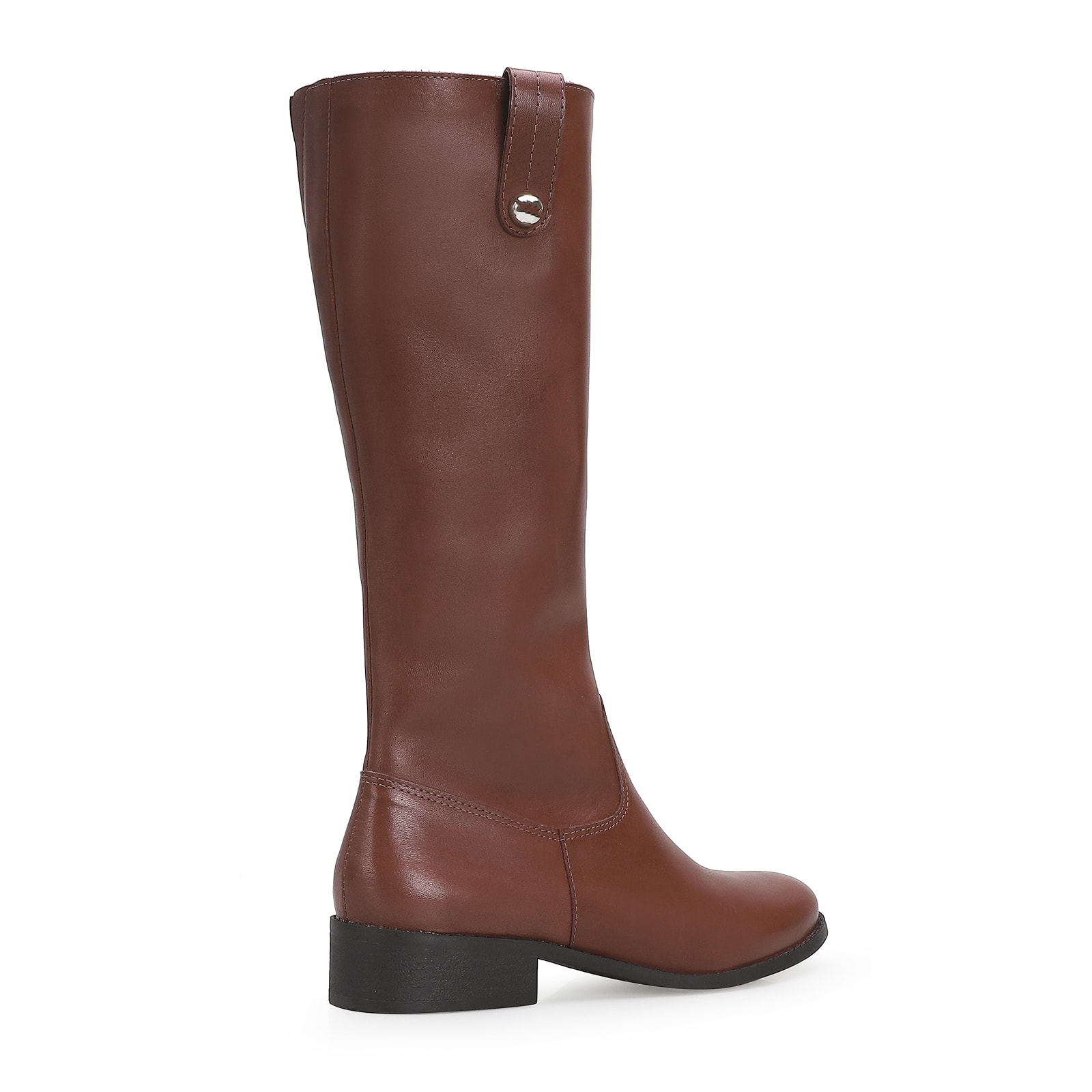 Bota Montaria Couro Marrom Escuro
